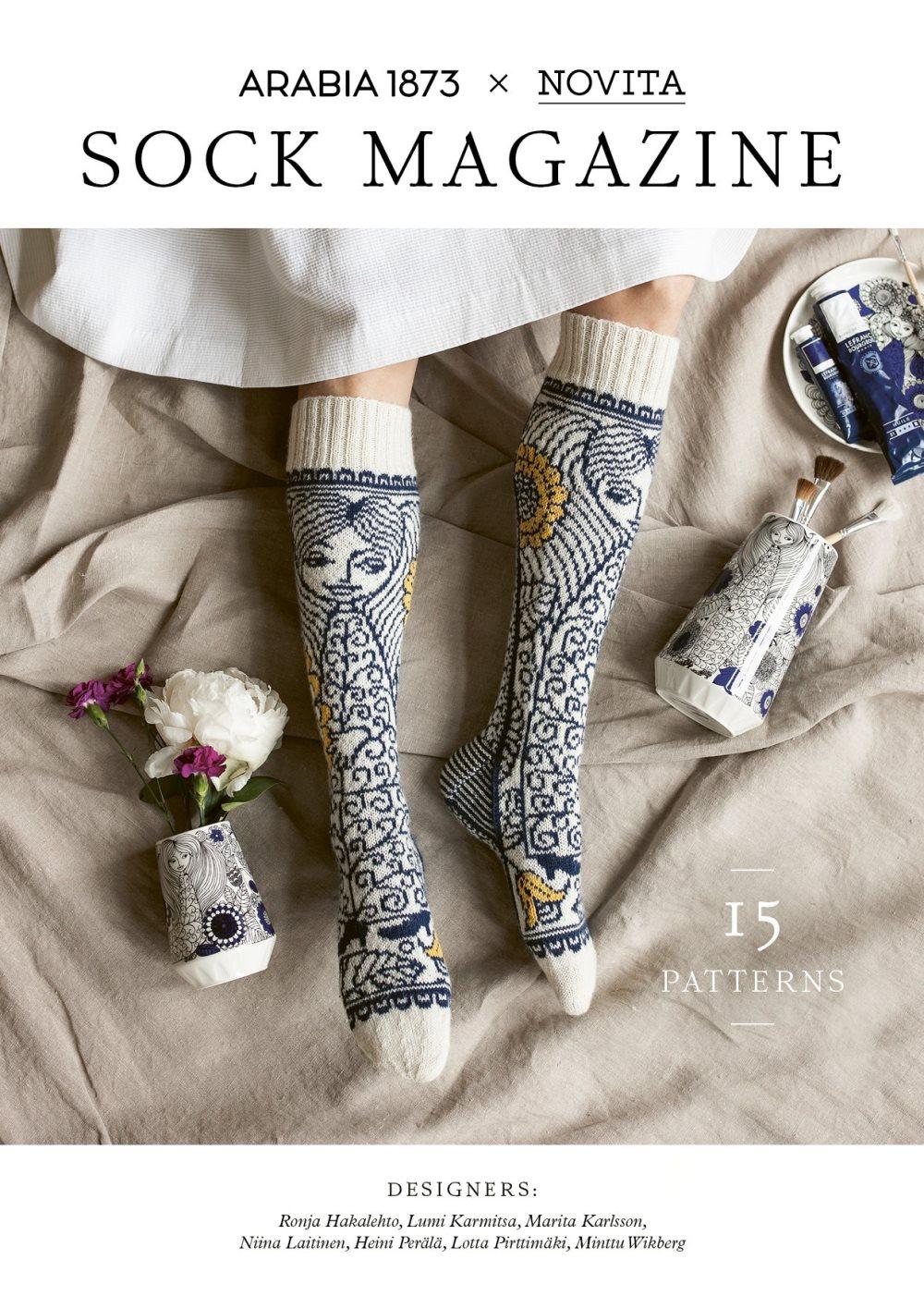 Arabia x Novita Sock magazine (svensk & engelsk text)