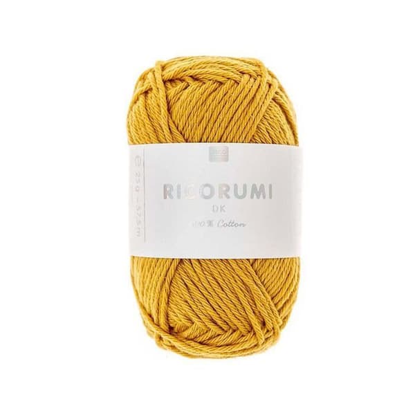RICORUMI bomull - Rico Design - Senap - 25g - 57,5m - Amigurumi