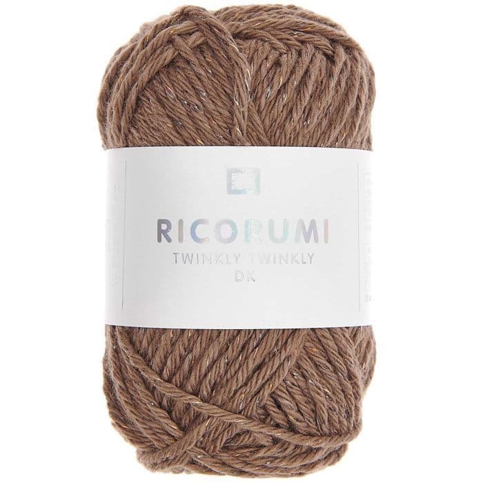 Rico Design virkad bomullstråd - Ricorumi - 25 g Brilliant Brown