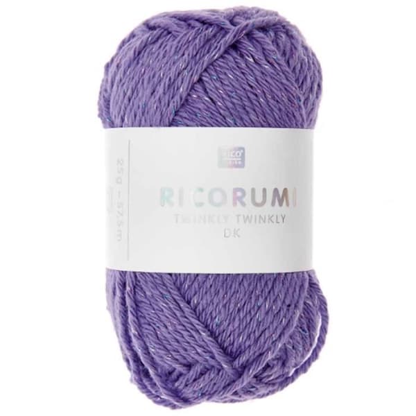 Rico Design virkad bomullstråd - Ricorumi - 25 g Shiny Lilac