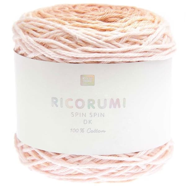 Laine - RICO DESIGN - Spin Spin - 100% Bomull - 50g - Färg Puder
