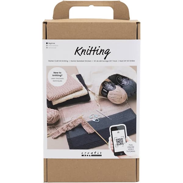 Pysselkit - Start DIY Kit - Lär dig sticka