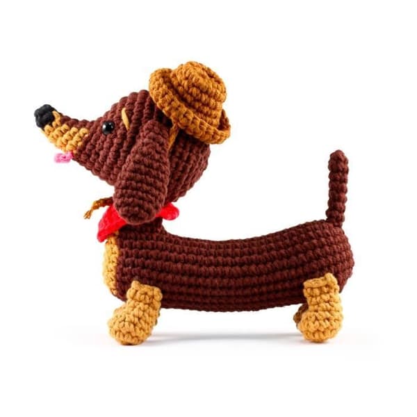 Amigurumi garn - Kreativt frö - Tomatocoulis röd - Bomull och akryl - 1 st - Från 14 år