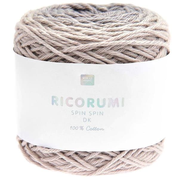 Laine - RICO DESIGN - Spin Spin - 100% Bomull - 50 g - Färg Grå