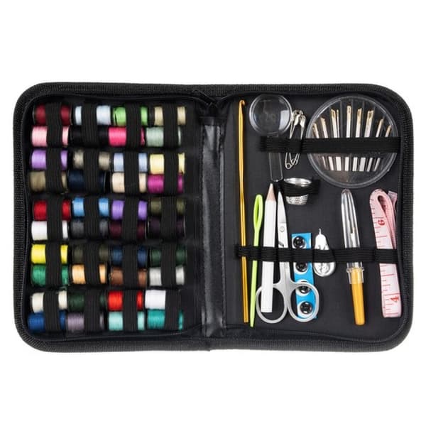 128 pcs. Ruhhy 19457 - Deluxe-sett med sytilbehør i veske | Vaskemaskin