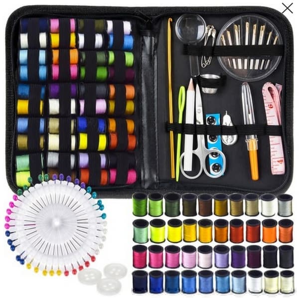 128 pcs. Ruhhy 19457 - Deluxe Sarja ompelutarvikkeita laukussa | Lyhyttavara
