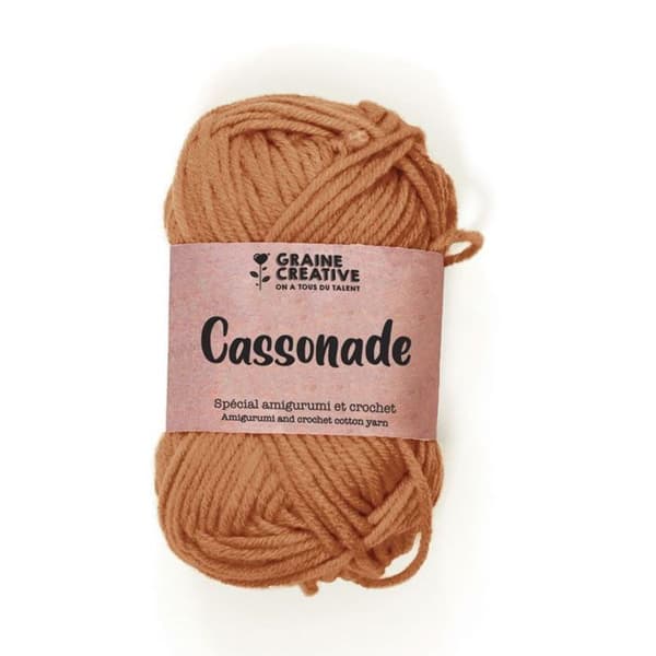 Fil av bomull Amigurumi Kamel Cassonade
