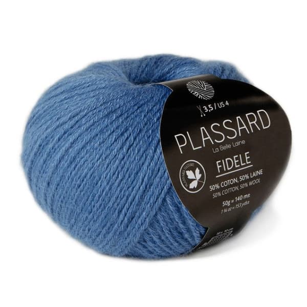 Klassisk ull Fidèle Bleu Jean'S - PLASSARD - Huvudfärg Vit - Färg(er) Bleu Jean'S