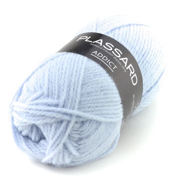 Plassard Addict 20 Sky Wool - Plassard Blue - First Price Wool - Akryl, Alpaca, Ull - Türkiye