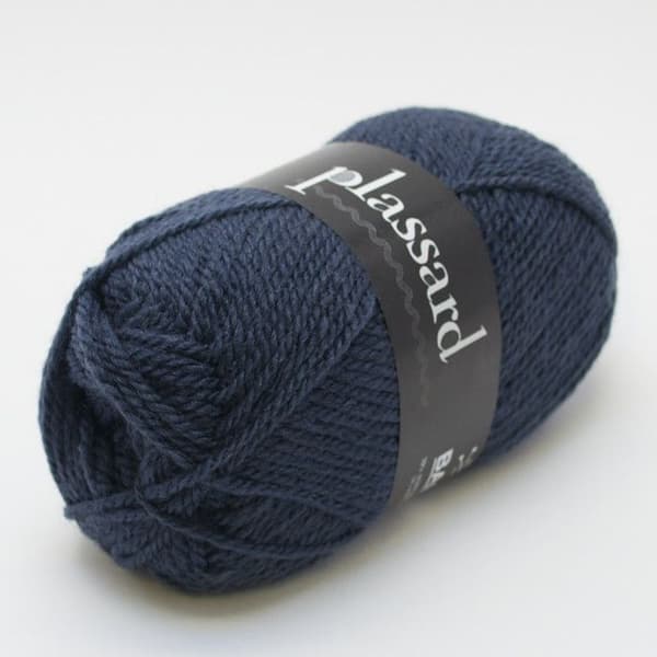Plassard Basic Wool 593 Gråblå - Plassard - Tidlös Ull - Akryl;Ull - 1 boll - Rumänien