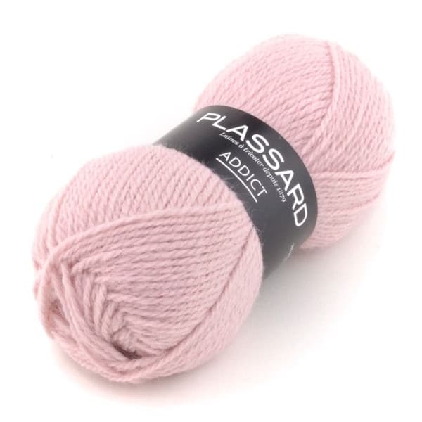 Plassard Addict 30 Pale Pink Wool - Plassard - Första pris ull - Akryl, Alpaca, Ull