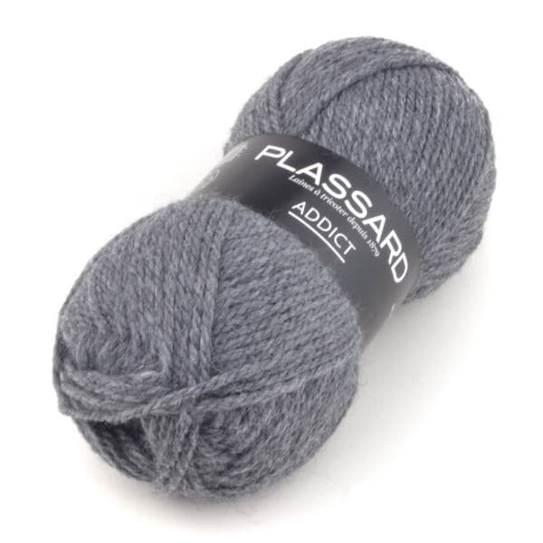 Plassard Addict 13 Mörkgrå Ull - Plassard - Första pris ull - Akryl, Alpaca, Ull - Türkiye