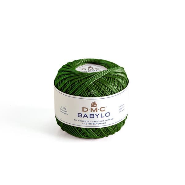 Babylo Gross virktråd. 30 - DMC - Kol. 699 - Gröna kanderade frukter - Bolla av 10