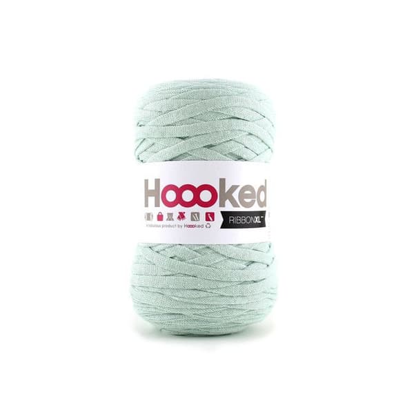 Yarn Hooked Ribbon XL Green Early Dew 46