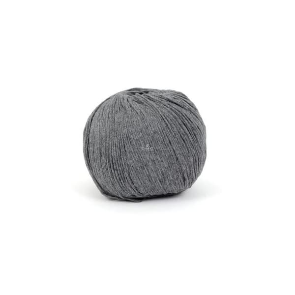 Återvunnen bomullstråd - DMC - 3mm - 100g - Stickning och virkning - Färg 102 Grå