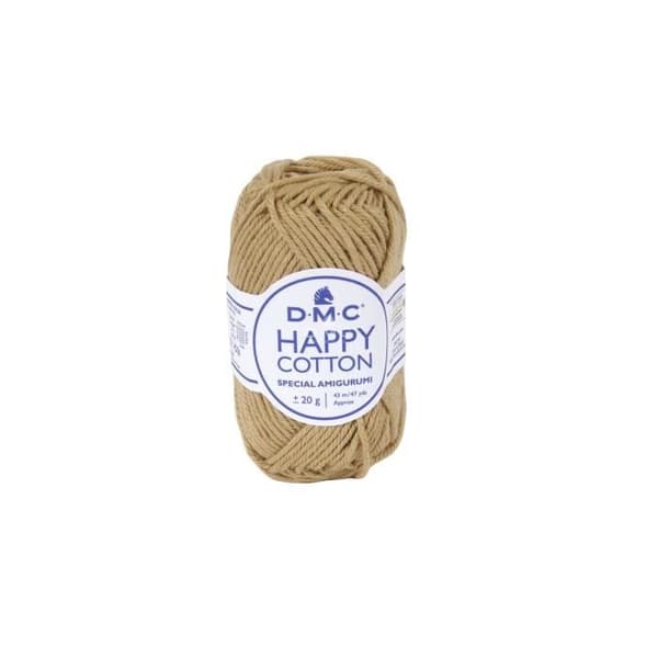 Virktråd - DMC - Natura Happy Cotton - 3mm - 20g - Beige färg 776