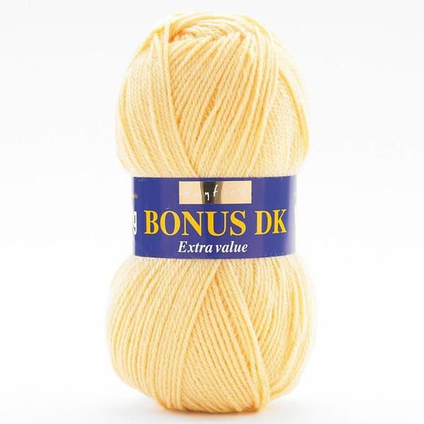 Stickull - Hayfield ball - F013-0659 - Sirdar DK Dubbelstickning, citron (659), 100 g
