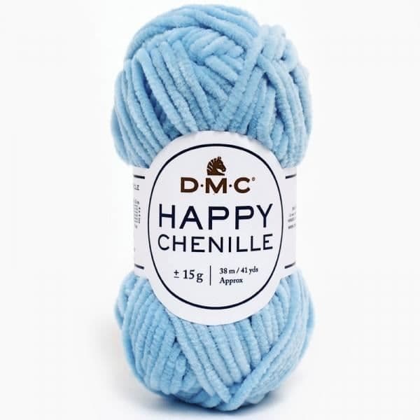 Pelote Amigurumi - DMC - HAPPY CHENILLE - 15g - Ljusblå - 100% Polyester
