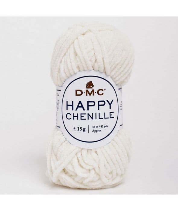 Pelote Amigurumi - DMC - HAPPY CHENILLE - 15g - Ecru - 100% Polyester