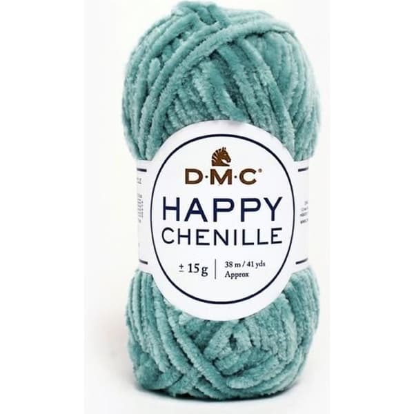 Pelote Amigurumi - DMC - HAPPY CHENILLE - 15g - Turkos - Oeko-Tex