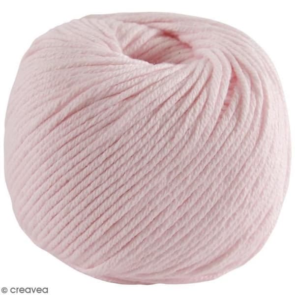 Fil DMC Natura Medium - 32 färger - 50 g Rosa Sockerdricka N° 04