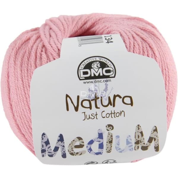 Fil DMC Natura Medium - Rosenrosa N° 134