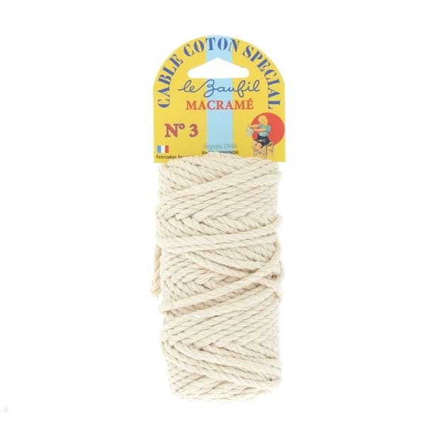 FIL COTTON MACRAME N°3 1 HÄSTGARN L03CCM103-8003