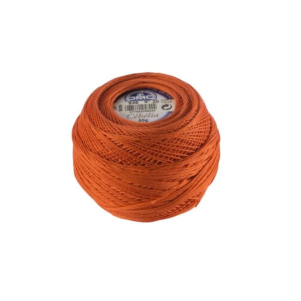Pelote av tyg CEBELIA - DMC - 167A/30 - 50g - Färg 946