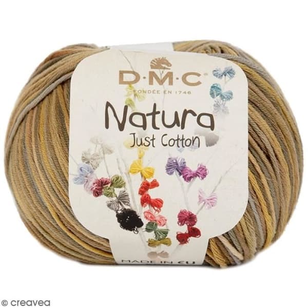 Stickgarn - DMC - Natura - 50 gr - Flerfärgad - 100% bomull