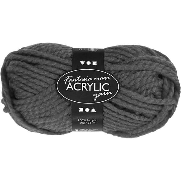 Luksusgarn 100% akryl - 2 tråde - 10 masker x 10 rækker = 10x10 cm med nål nr. 9. Vask ved 40 °C. ref 421868