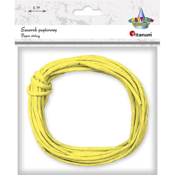 Papirsnor 5m Citron Titanum