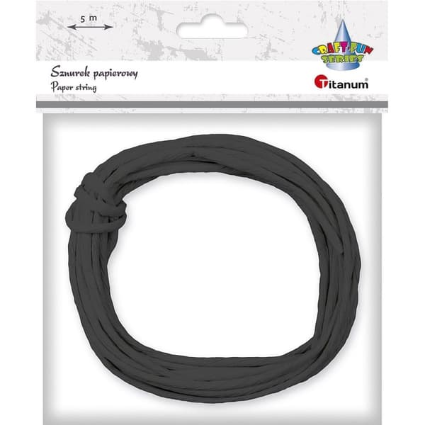Paperinauha 5m Black Titanium