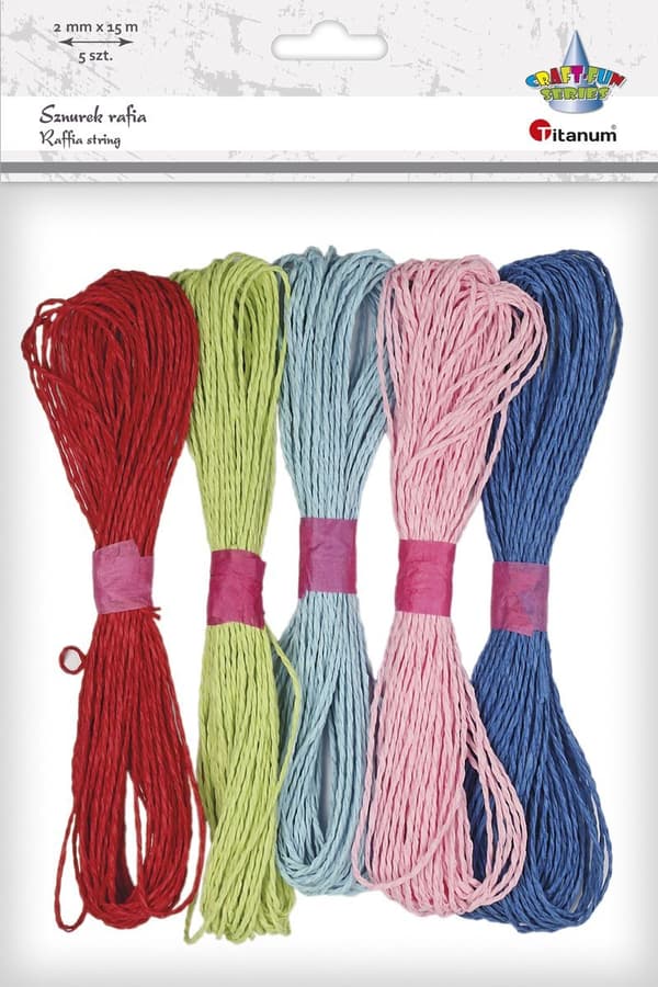 Raffia snor 5x15m sæt af 2 Titanum