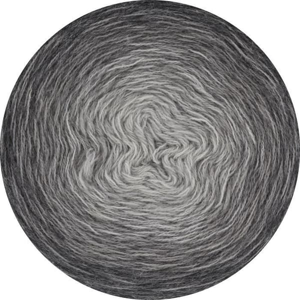 Ull - RICO DESIGN - Creative Wool Dégradé - 200 g - 800 m - Pastellgrå