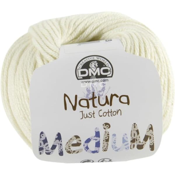 Virknålsgarn - DMC - Natura Medium - 32 färger - 100% bomull - Certifierad OEKO-TEX