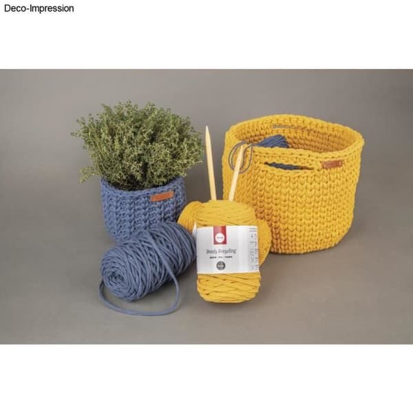 Flätad tråd - Braidy Recycling - 4 mm - Puderrosa - Nystan 250 g - 65 m