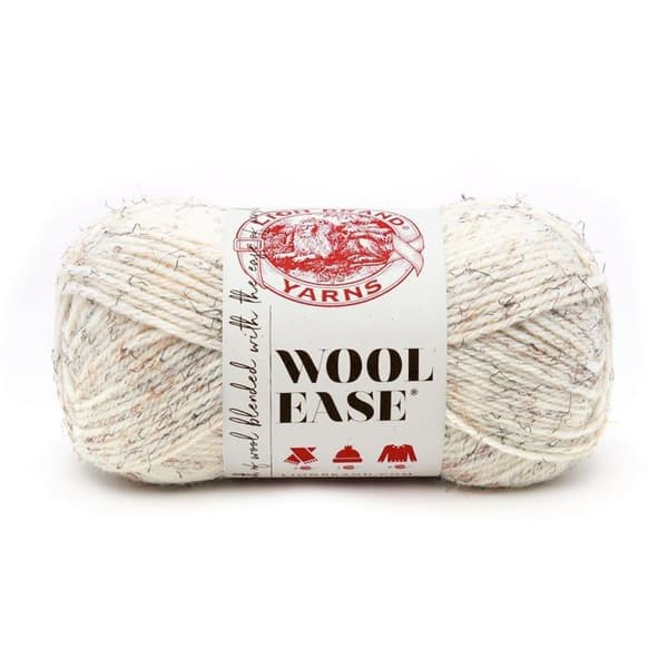 Stickgarn - nystan från Lion Brand Yarn Company - 620-402 - 1 styck Wool-Ease Garn, Vetekorn