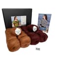 Miniatyrbild 1 av 3: DesignEtte Northern Lights Virkade Cardigan Kit och Trådar Set för Vuxna