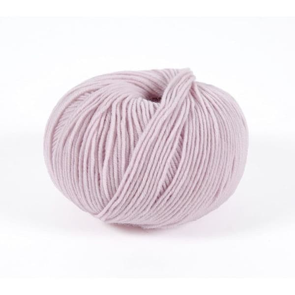 Kula av ull - 100% merino - Ljusrosa - DMC - Ulligt - Stickning - Virkning