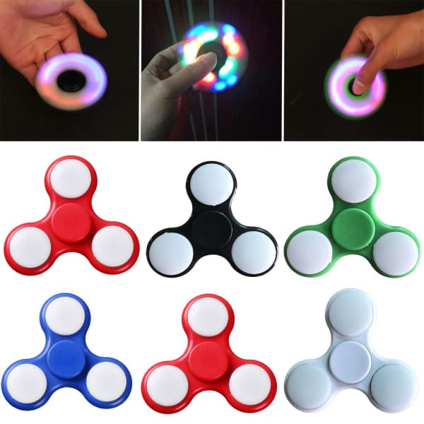 Blinkande och Lysande Led Fidget Spinner