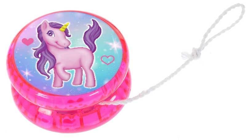 3 st Unicorn jojo med ljus enhörning