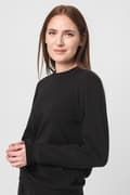 Miniatyrbillede 5 af 6: BLUZA COTON CASUAL FEMEI BLACK-XL