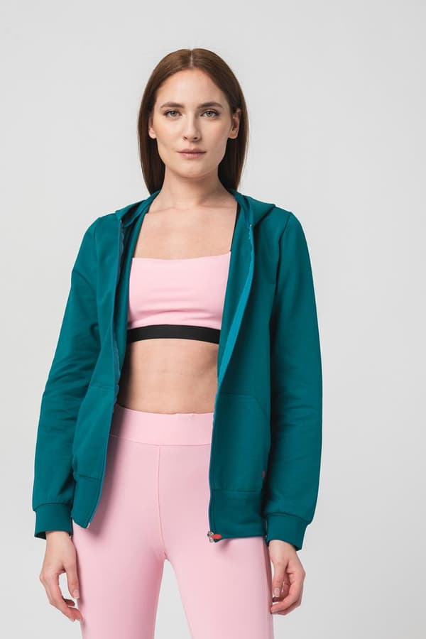 HANORAC COTON CASUAL FEMEI PETROL-M