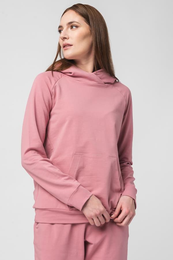 HANORAC COTON RAGLAN FEMEI PINK-XL