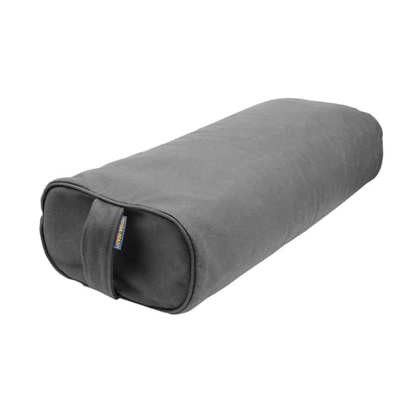 Yoga-Mad Rectangular Buckwheat Yoga Bolster Grey One Size