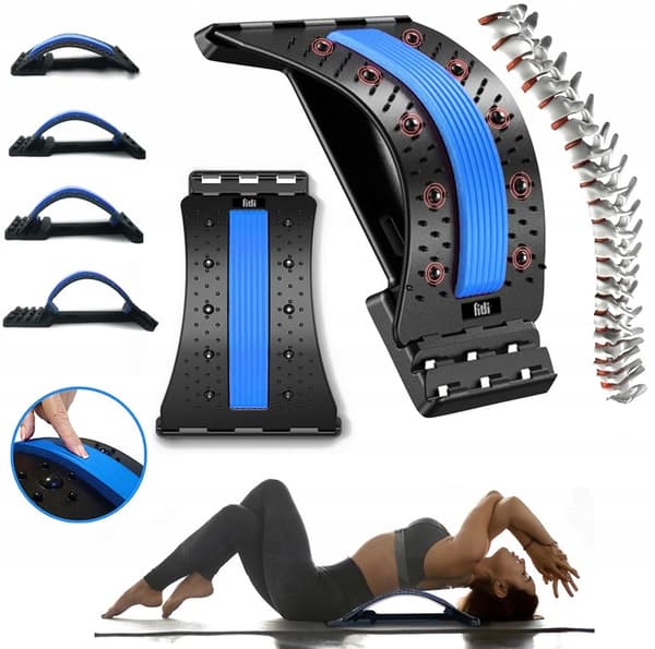 RYGRYGGSTRÆKNINGSENHED MASSAGER BOARD MAGNETER AKUPRYK