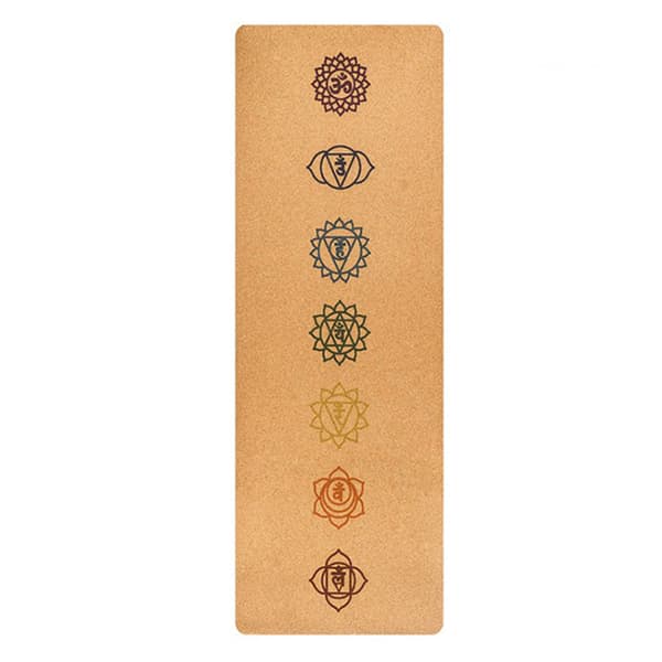 Yogamatte av kork & TPE