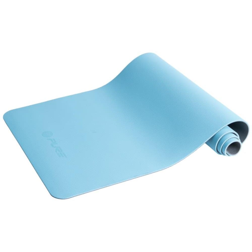 Pure2Improve Yogamatte 173x58x0,6 cm blå og grå
