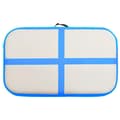 Pikkukuva 5 / 10: vidaXL Täytettävä voimistelumatto pumpulla 60x100x10 cm PVC sininen