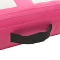 Miniatyrbild 5 av 11: vidaXL Uppblåsbar gymnastikmatta med pump 200x200x10 cm PVC rosa